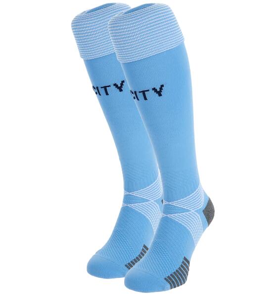 Manchester City Home Soccer Socks 2020/21